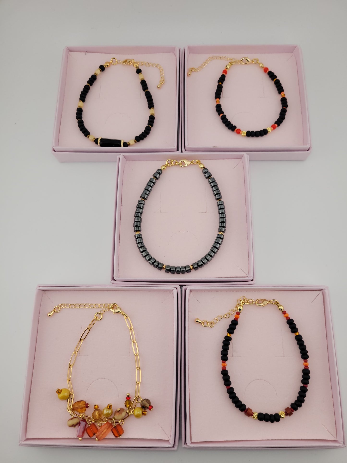 Bracelet onyx Tanjavur