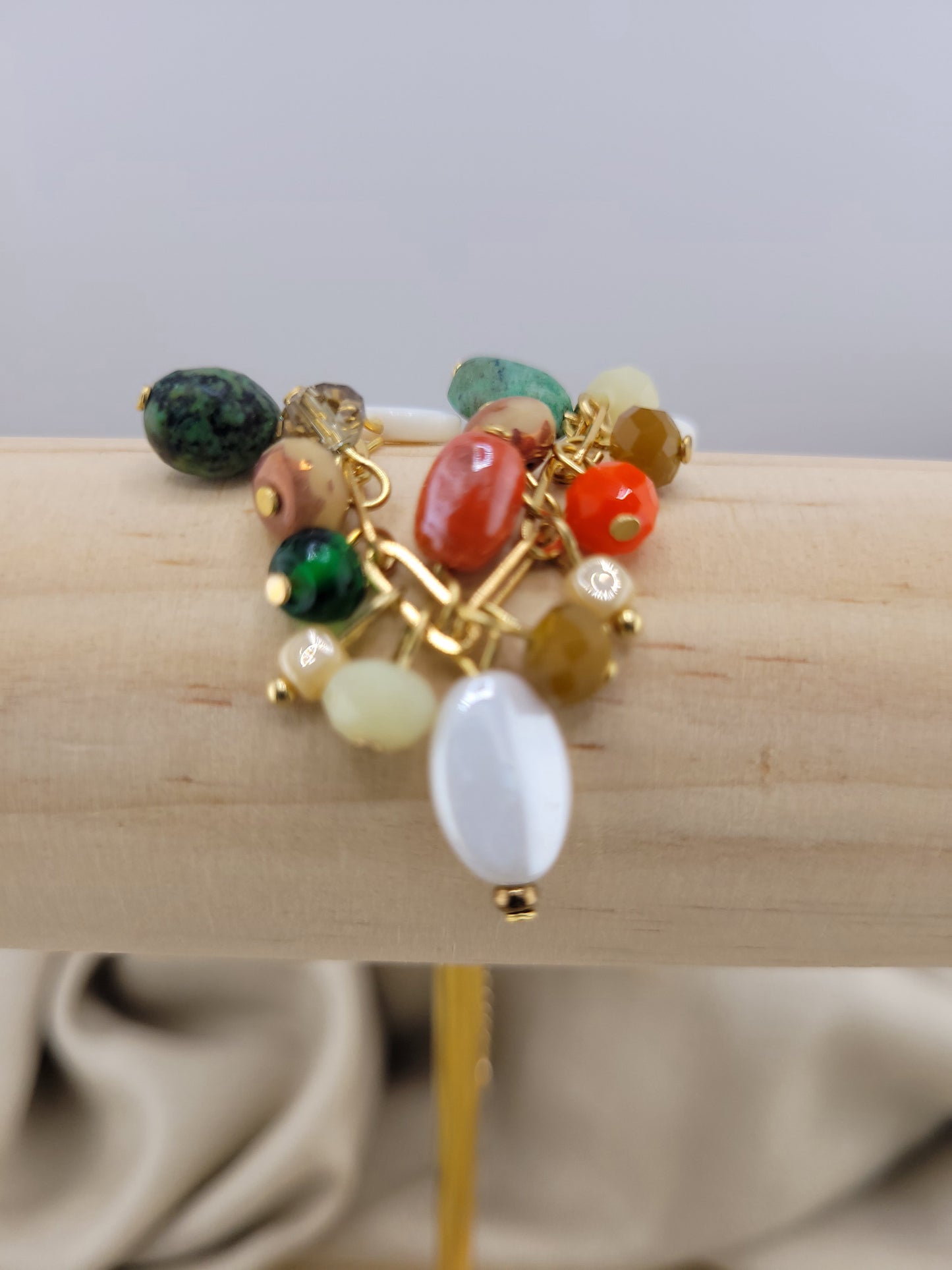 Bracelet en perles de verre Multicolore Indore