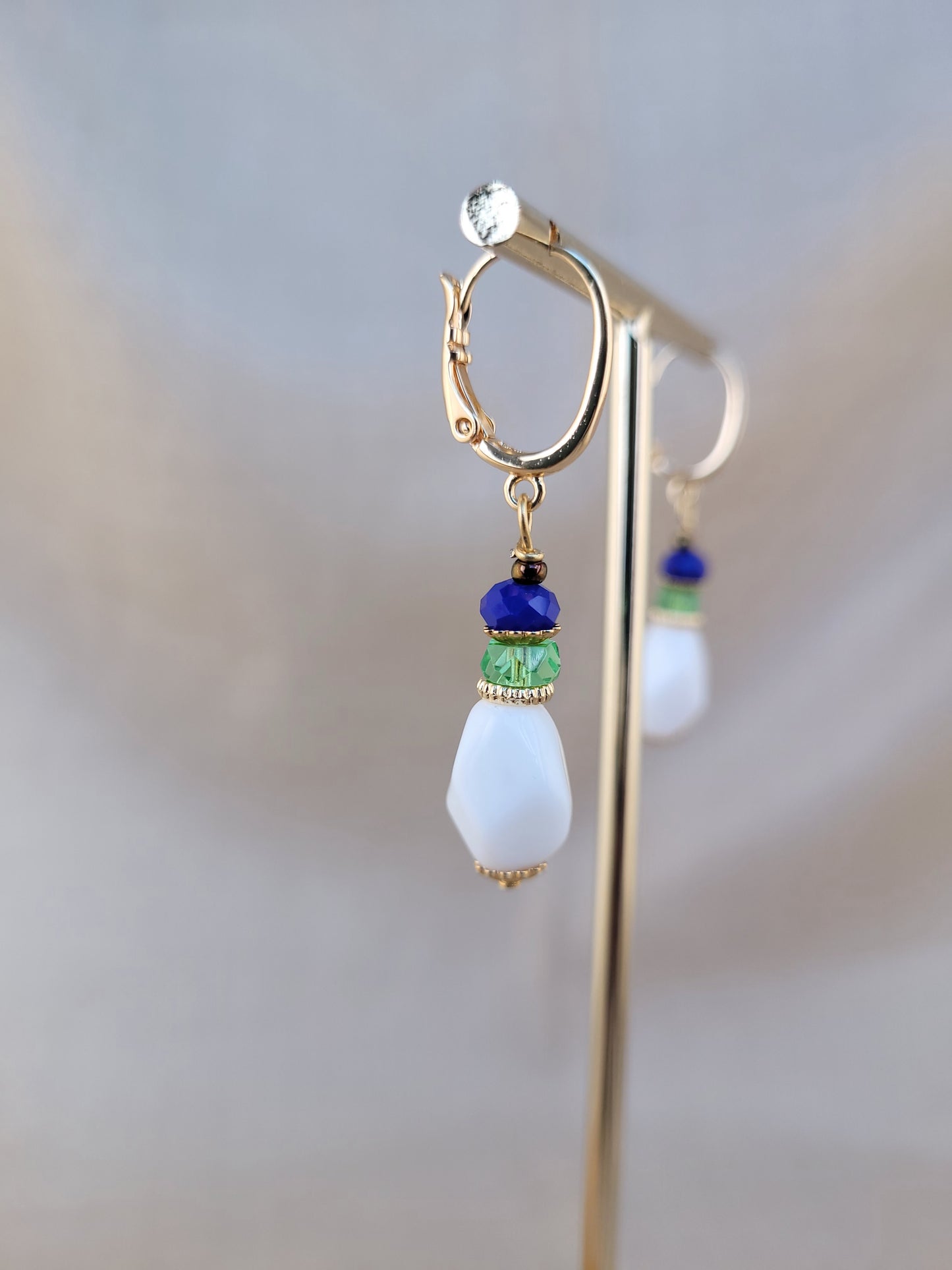 Boucles d'oreilles en perles Hyderabad