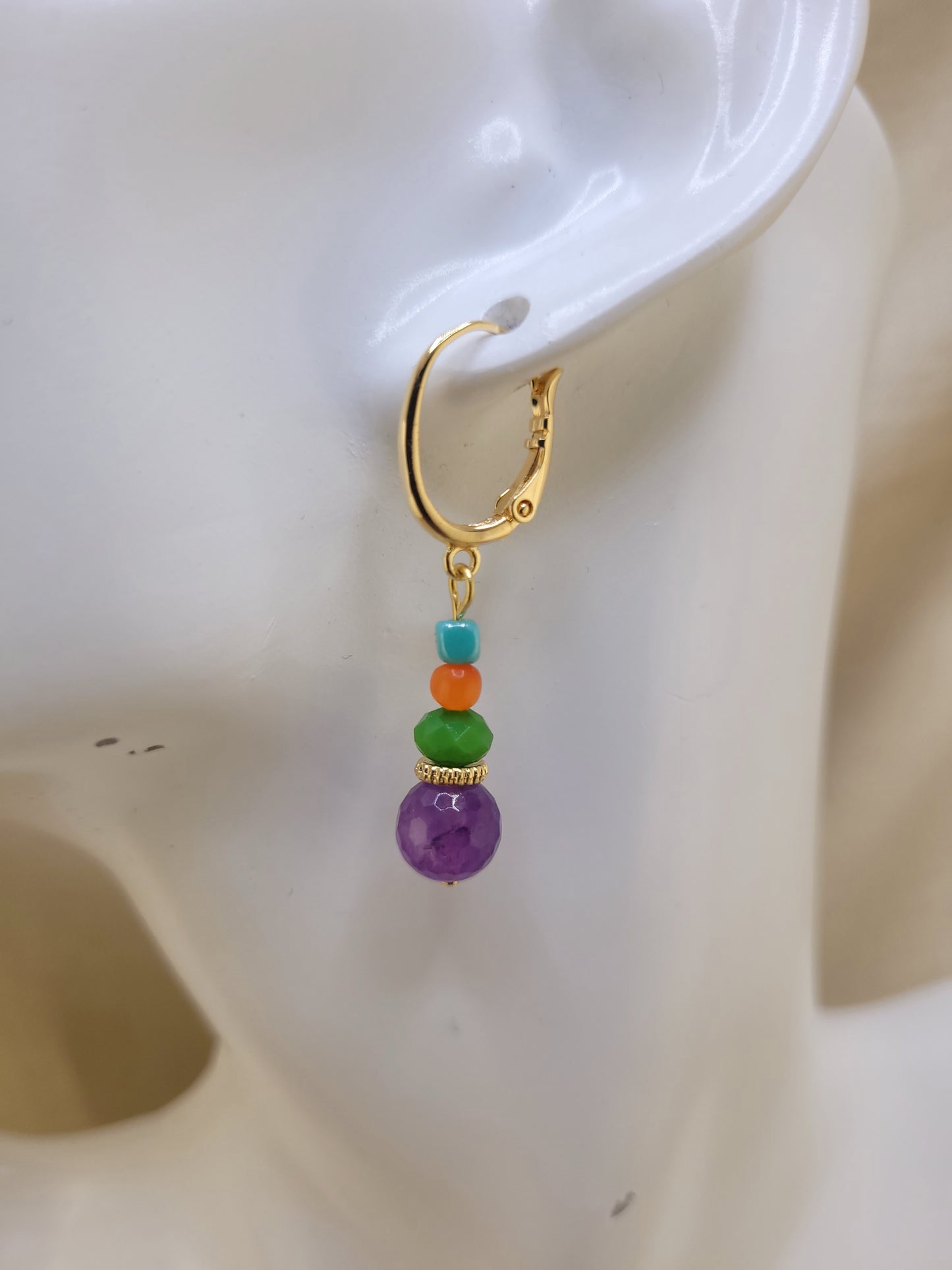 Boucles d'oreille Améthyste Rio
