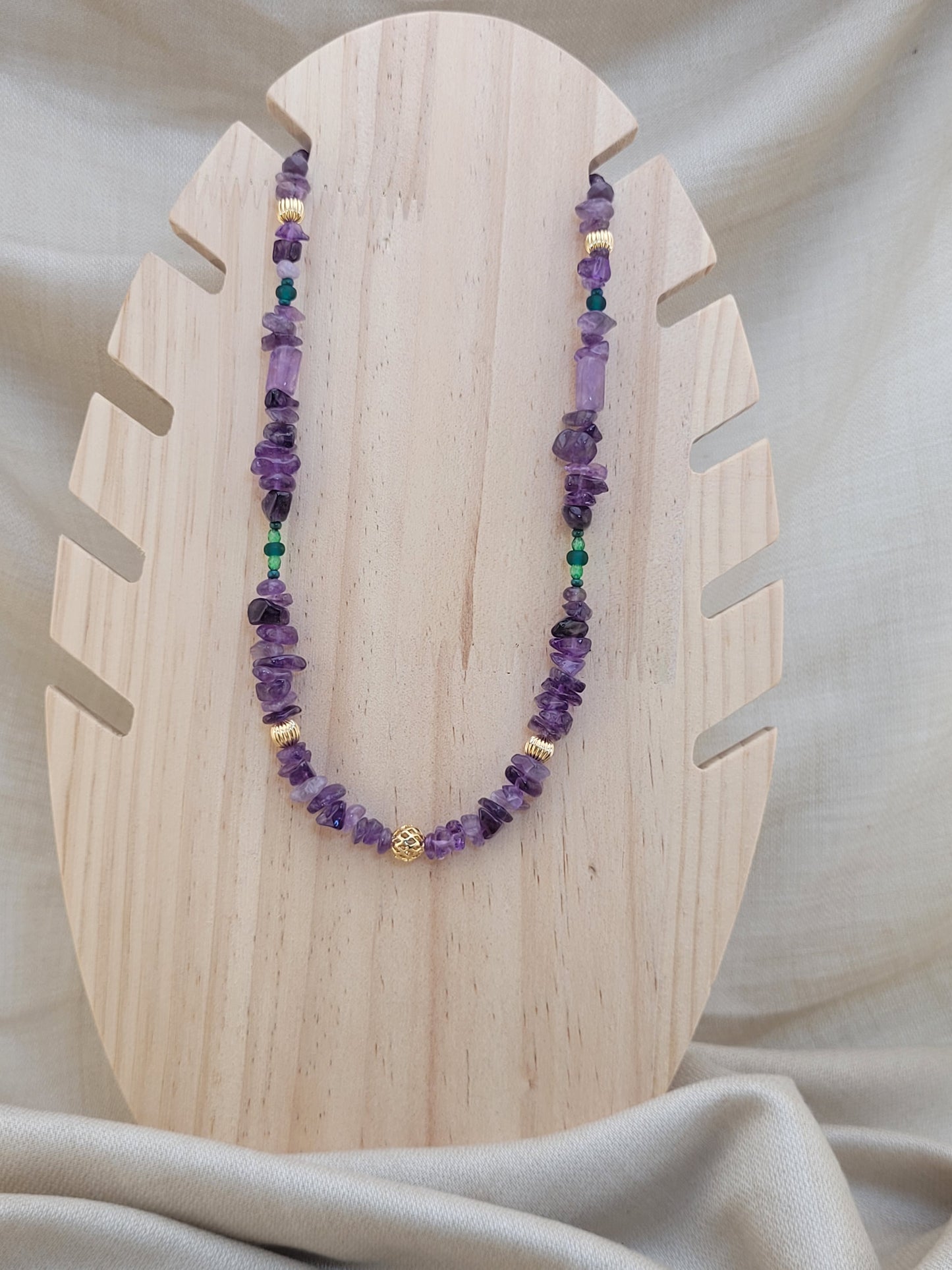 Collier recto verso Amethyste Sao Polo
