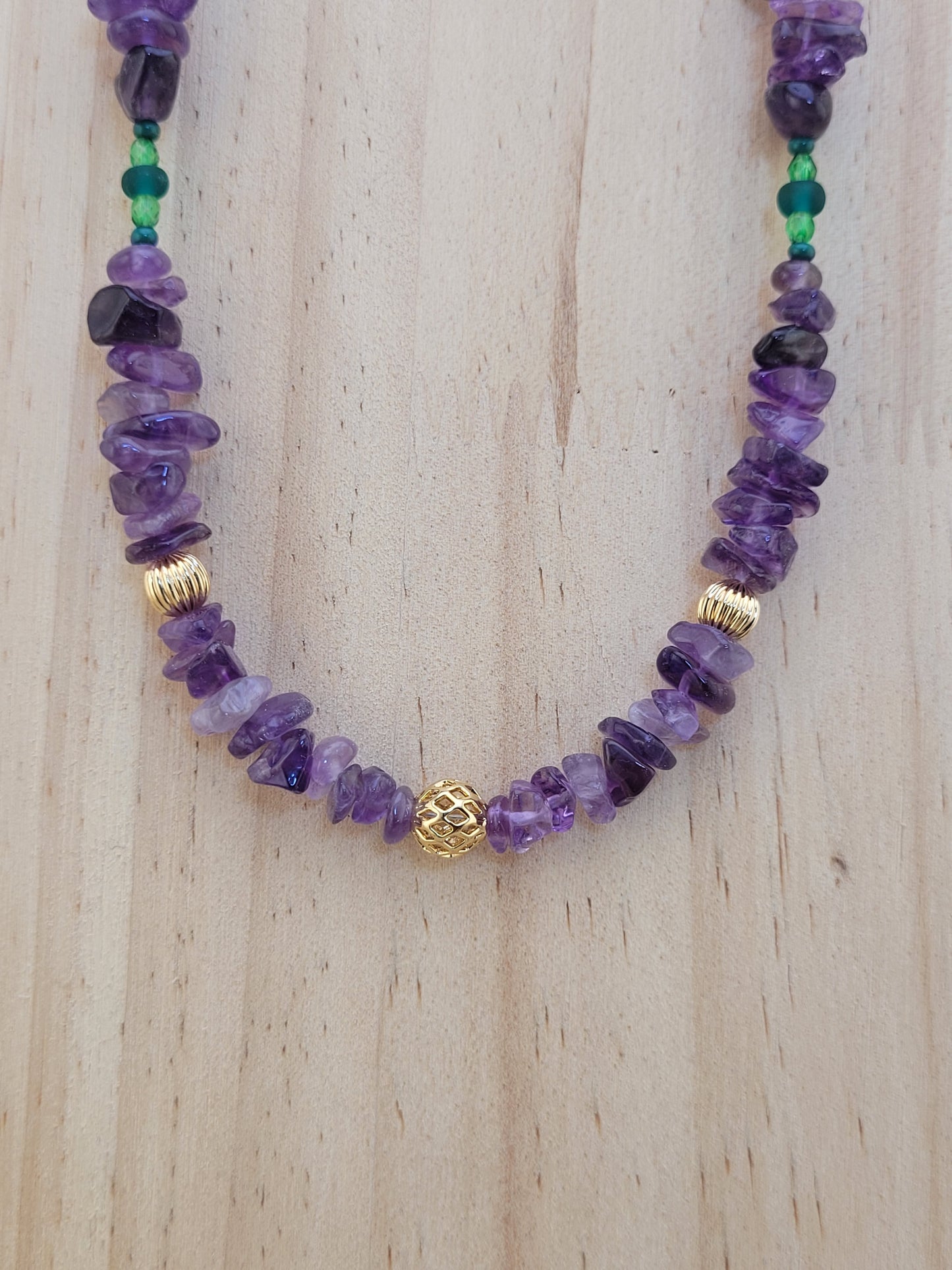 Collier recto verso Amethyste Sao Polo