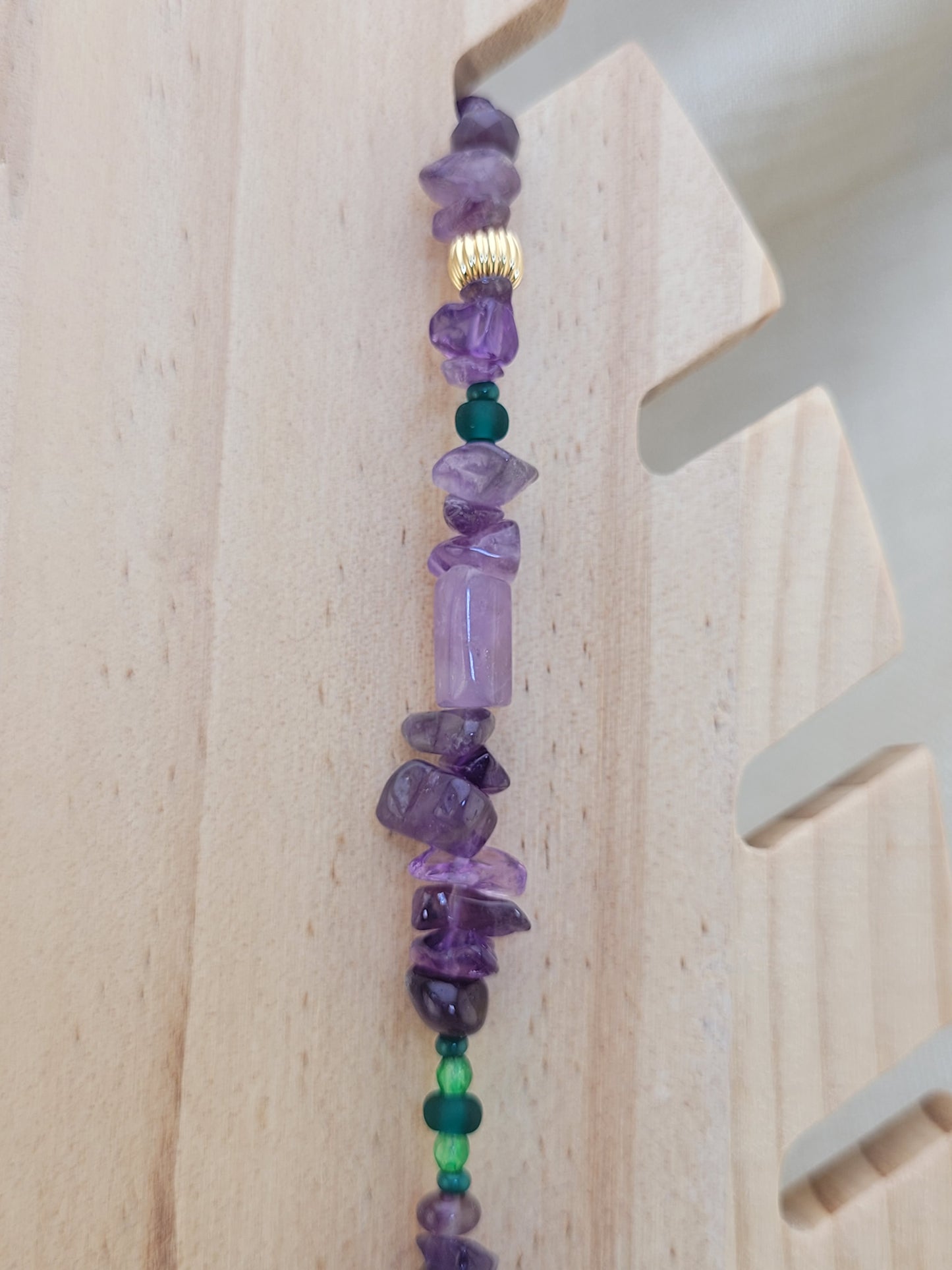 Collier recto verso Amethyste Sao Polo