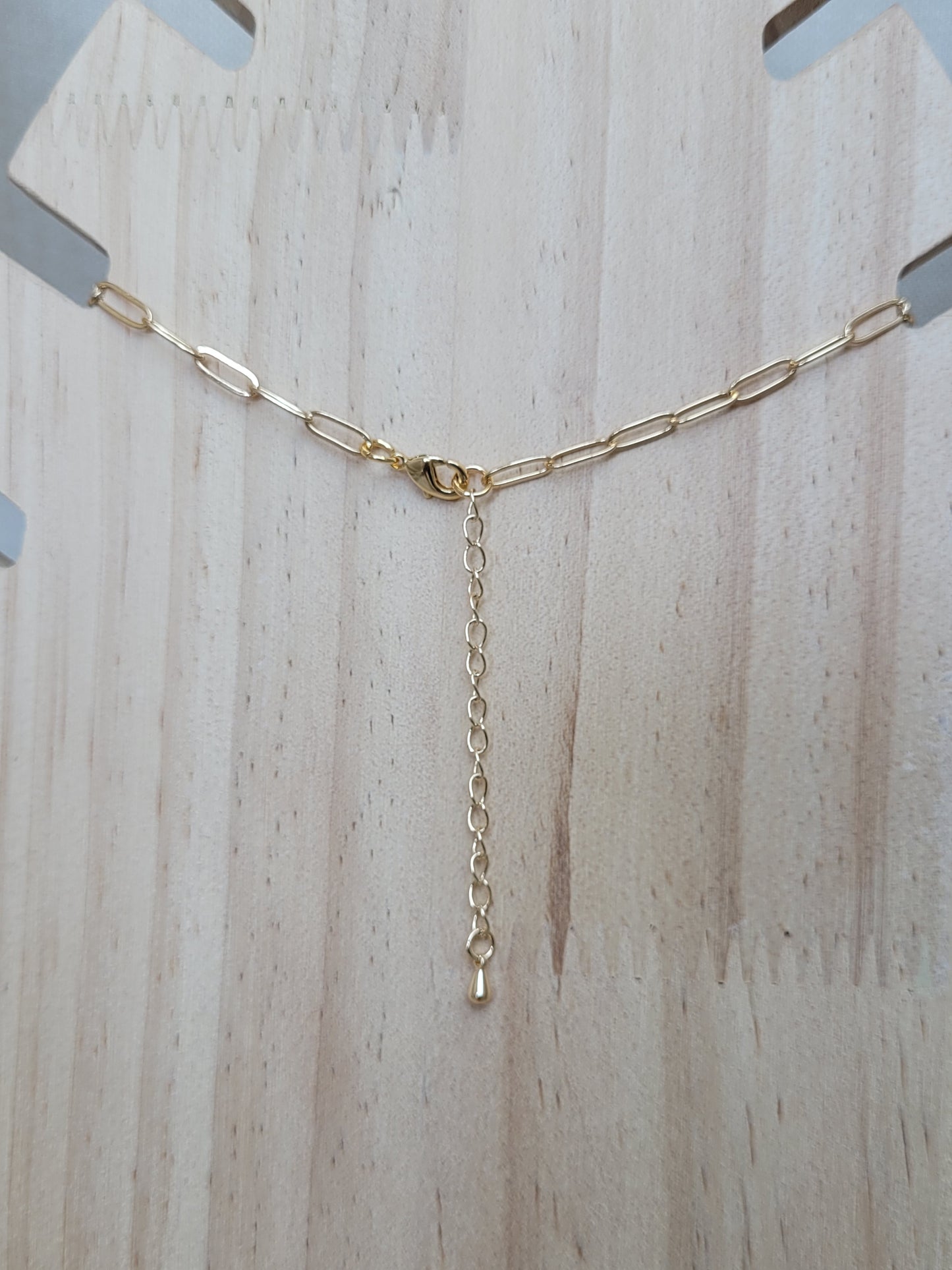Collier en perle de verre Violet Indorre