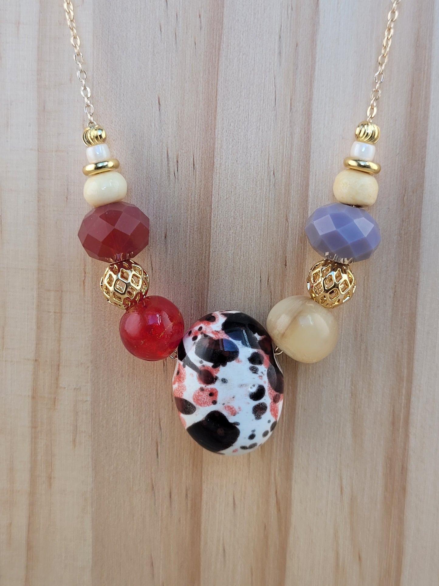 Collier sautoir en perle de Murano Bogota