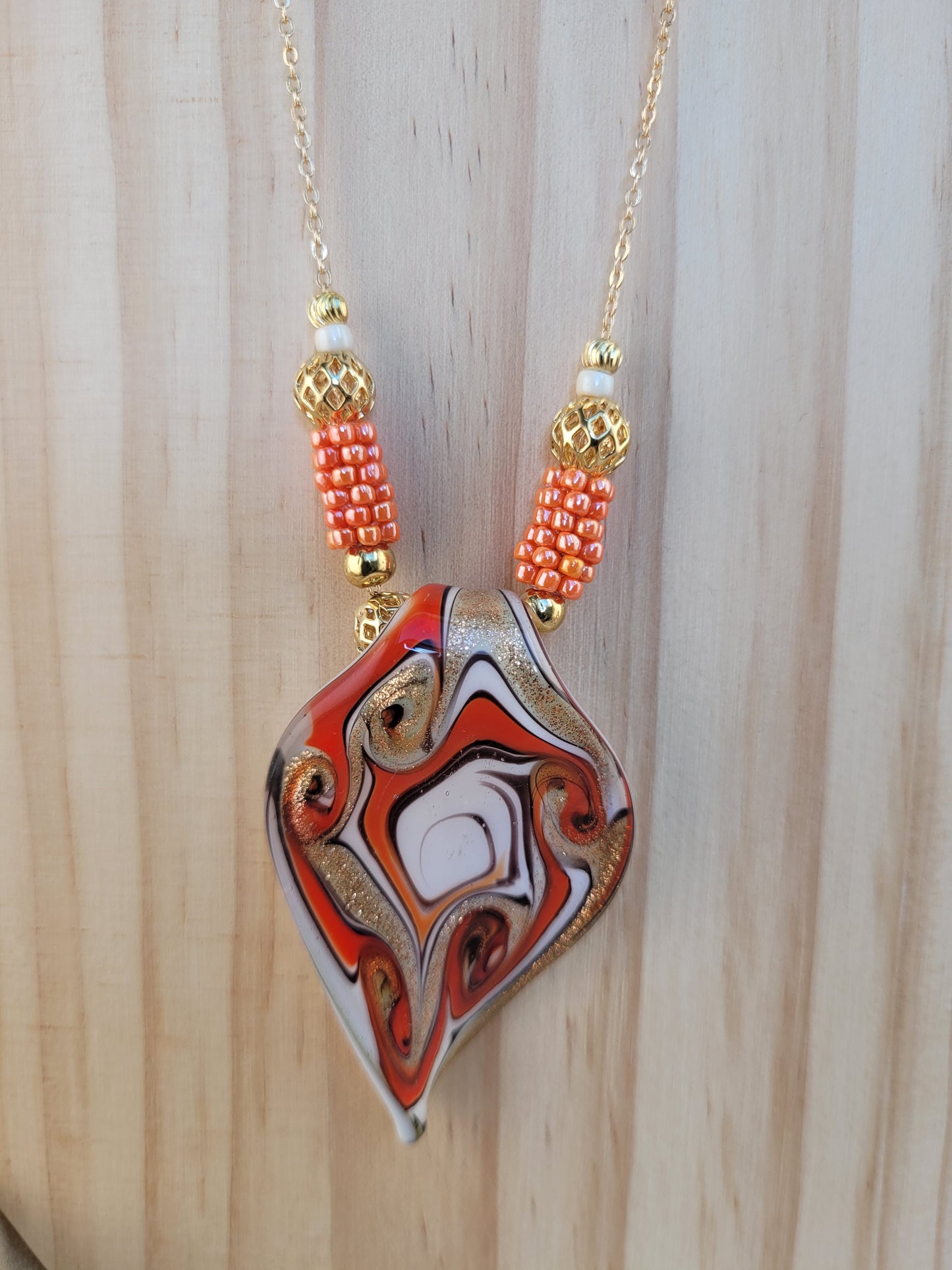 Collier sautoir en perle de Murano Bogota