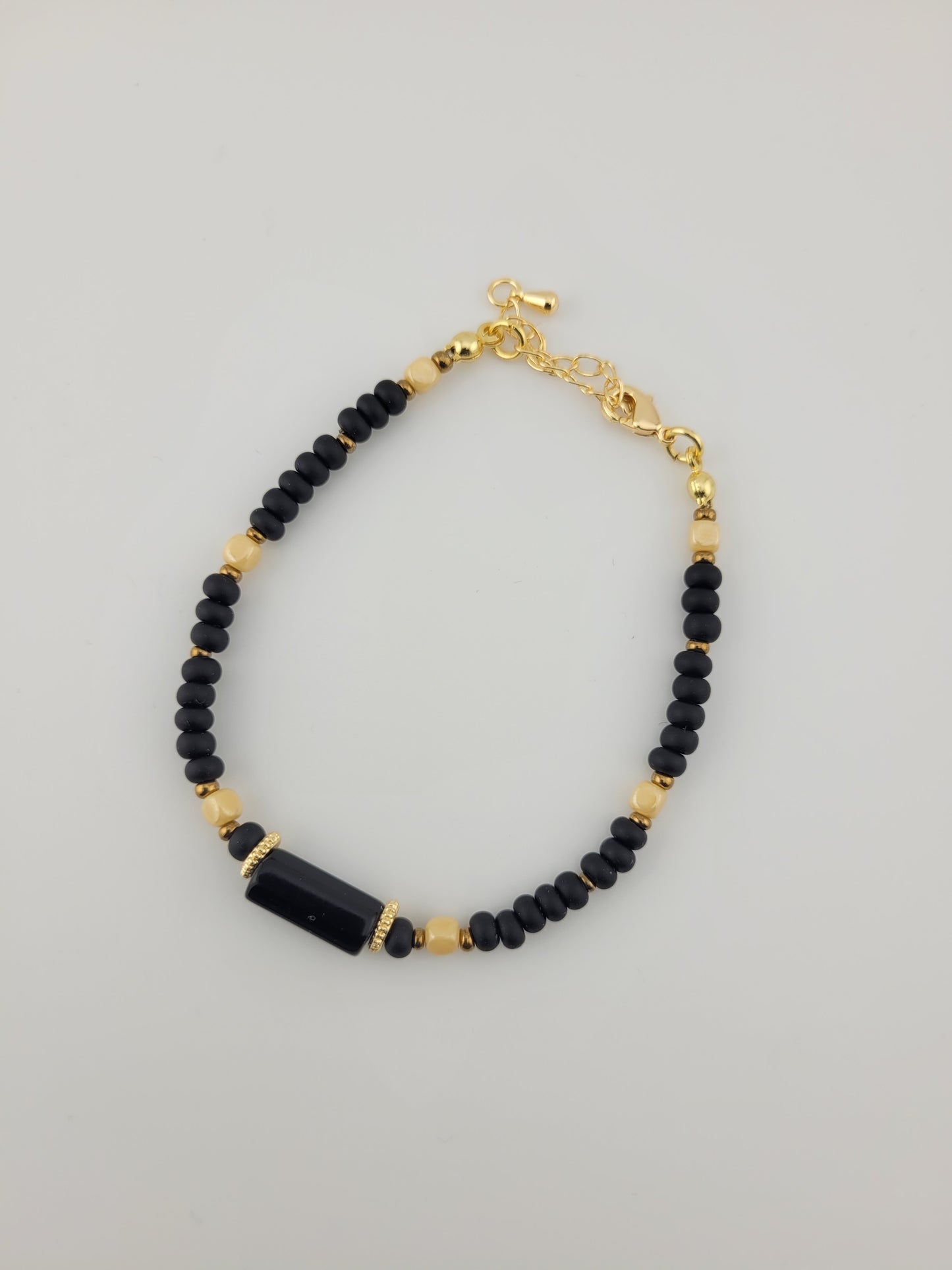 Bracelet onyx Tanjavur