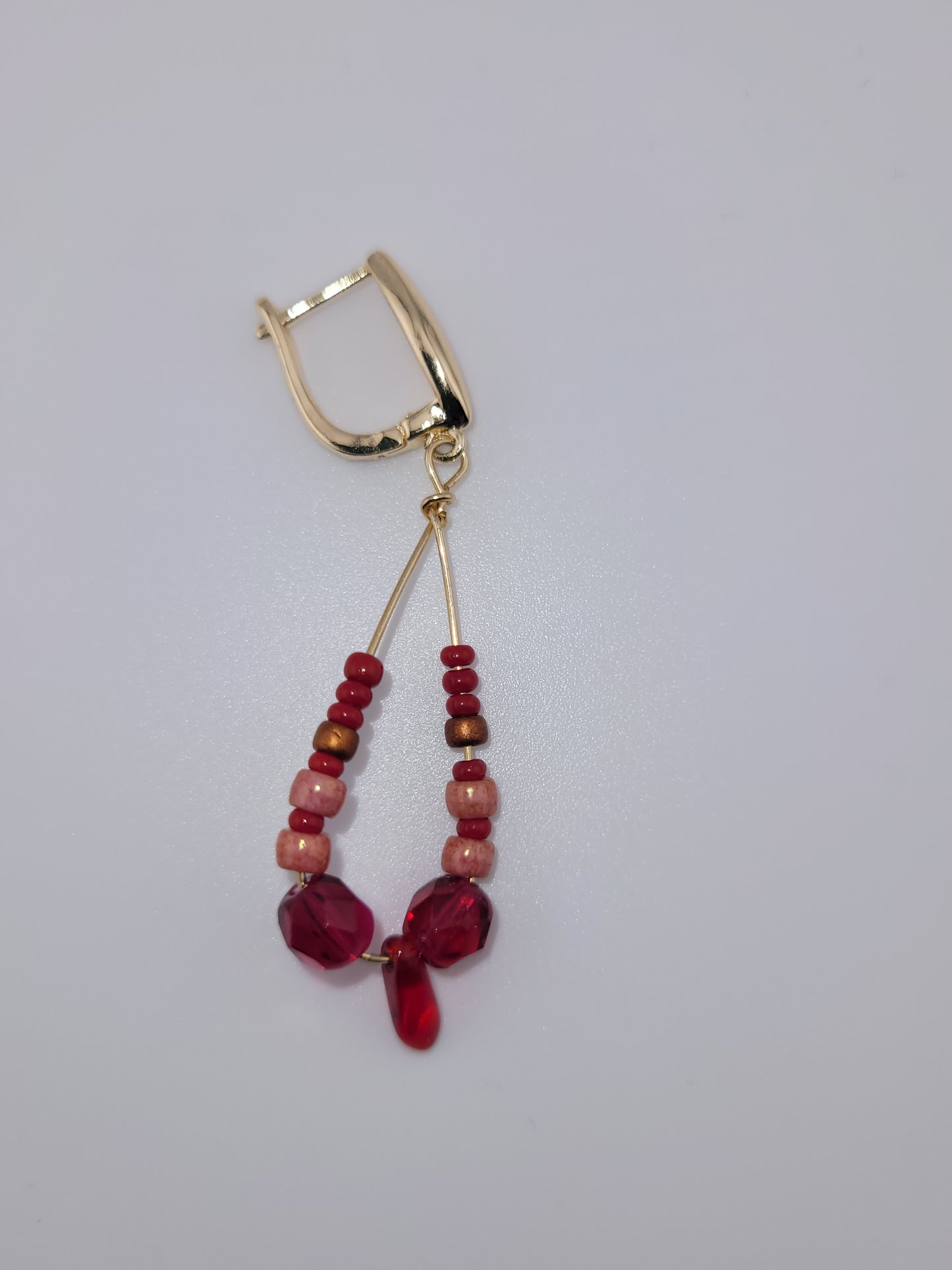 Boucles d'oreilles en perles de verre Coimbatore