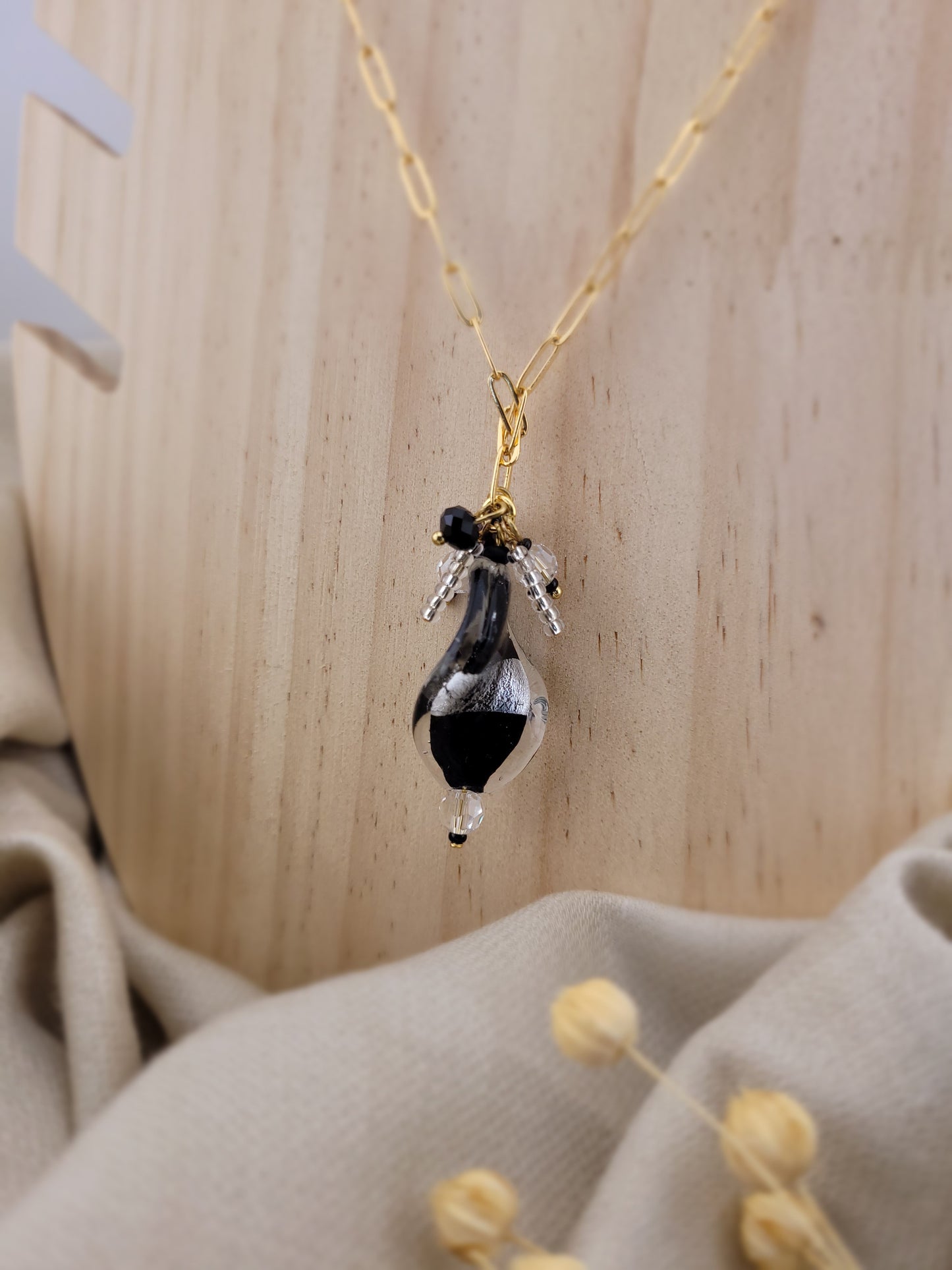 Collier en perle de verre Bombay