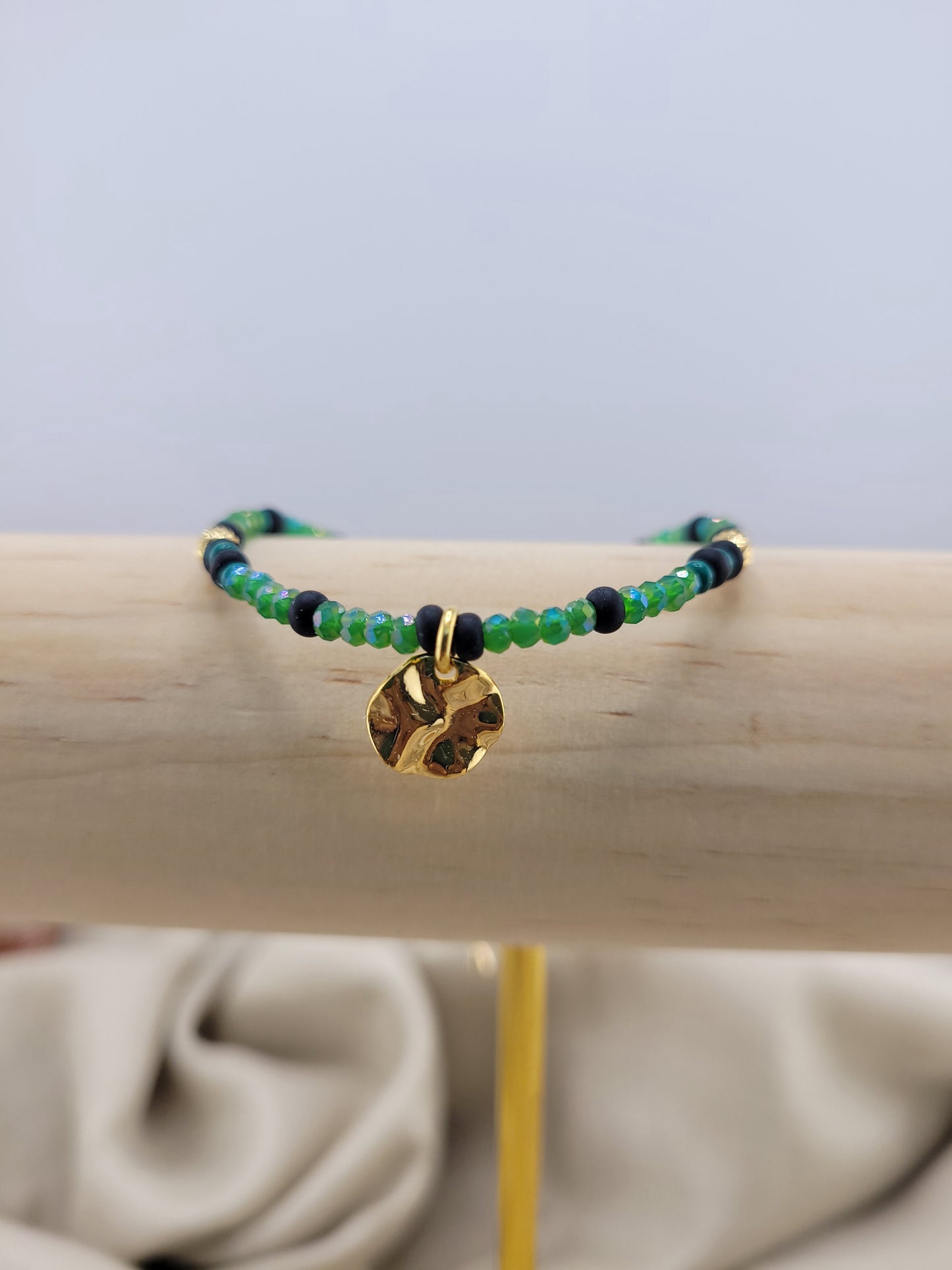 Bracelet en perles vert Ranchi