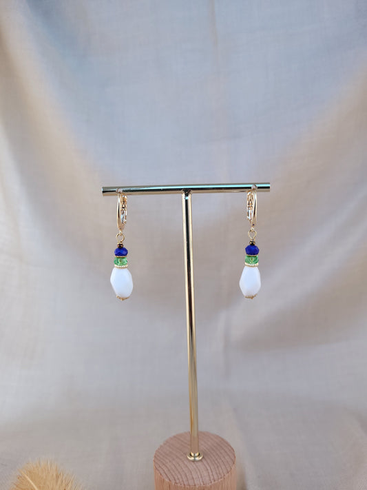 Boucles d'oreilles en perles Hyderabad