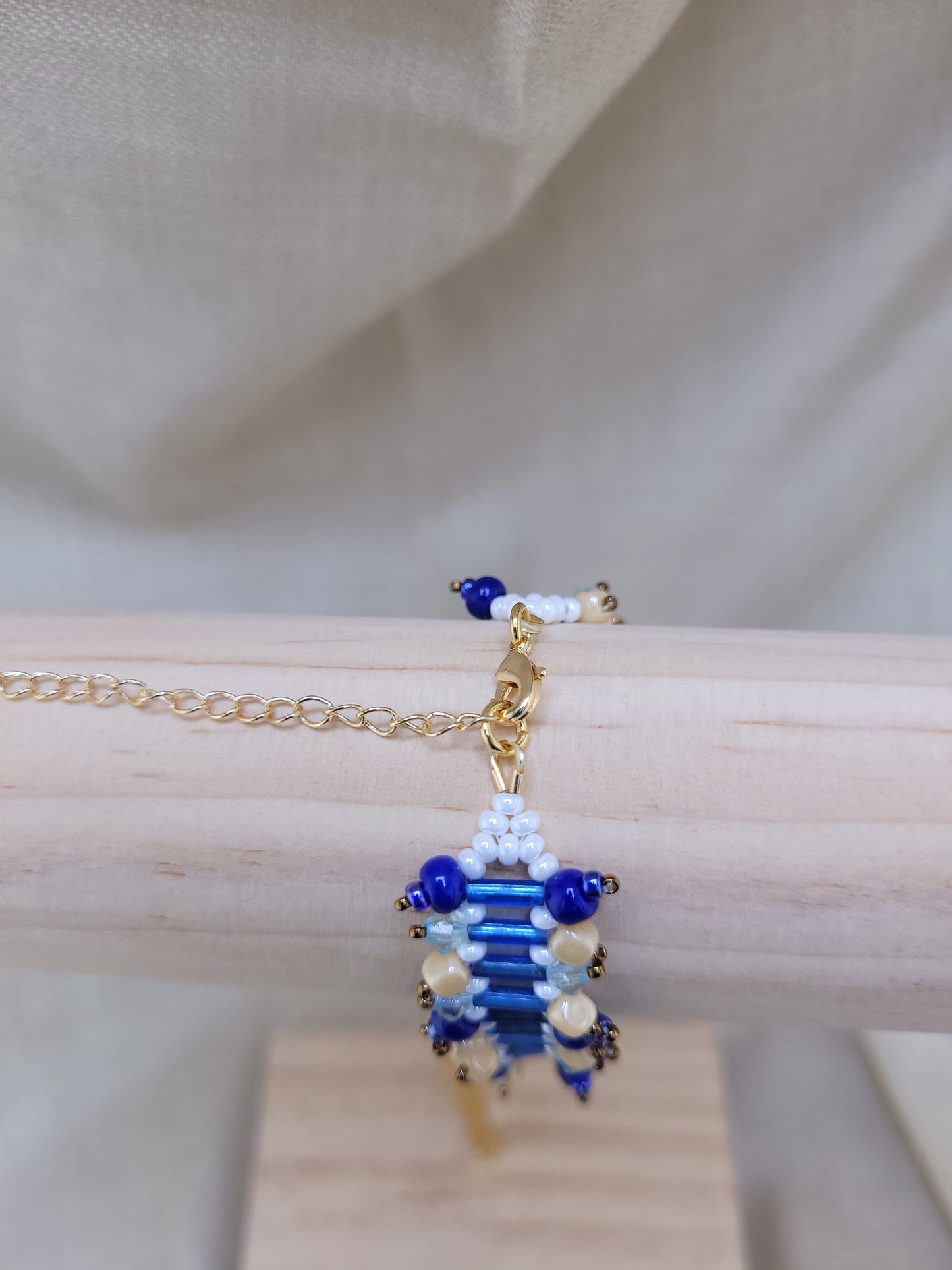 Bracelet tissé bleu Antalya