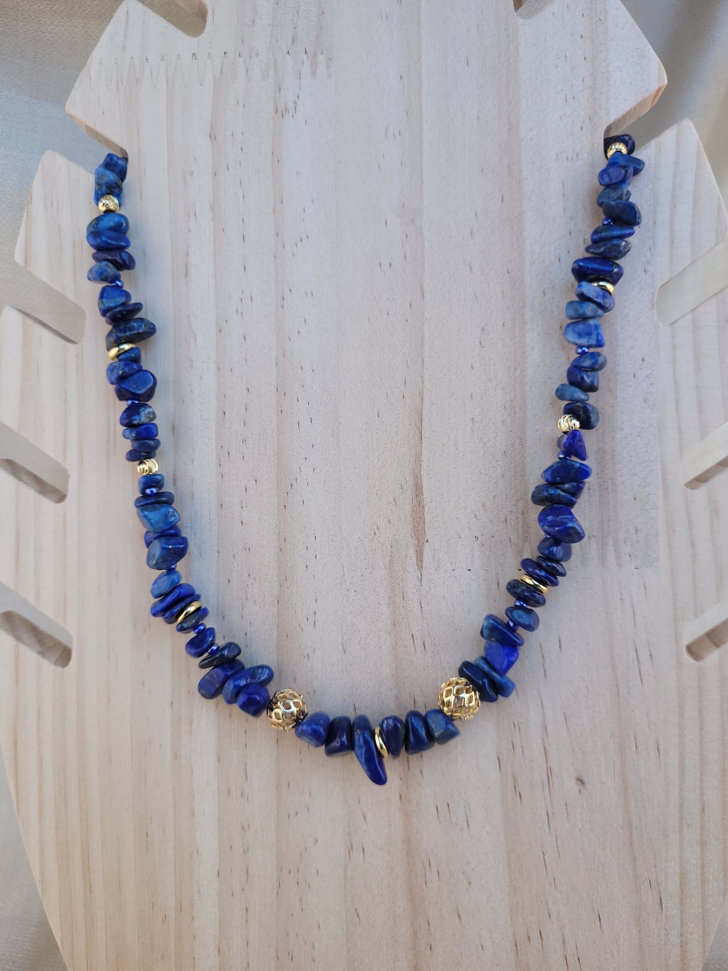 Collier recto verso Lapis Lazuri Adalar