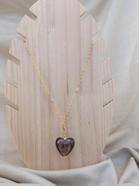 Collier avec pendentif coeur Manaus