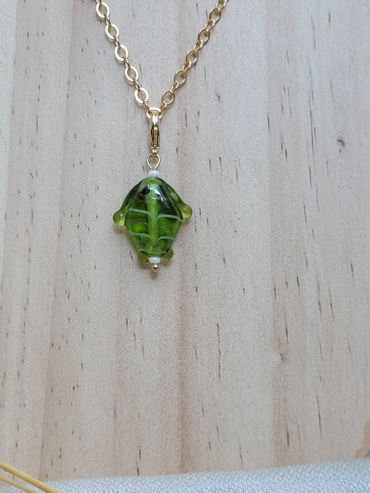 Pendentif Poisson Vert Turkana