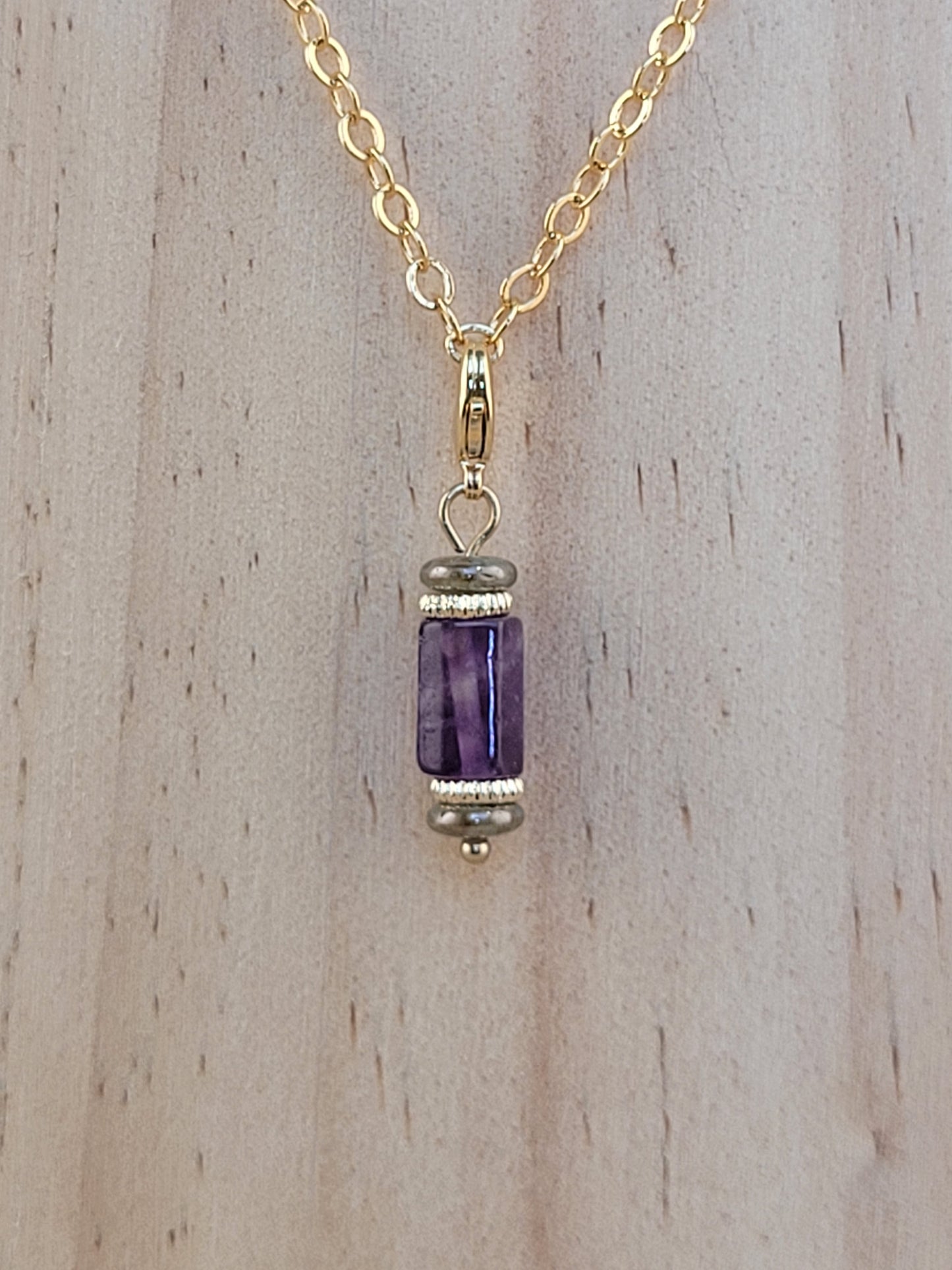 Pendentif Perle Amethyste Kitui