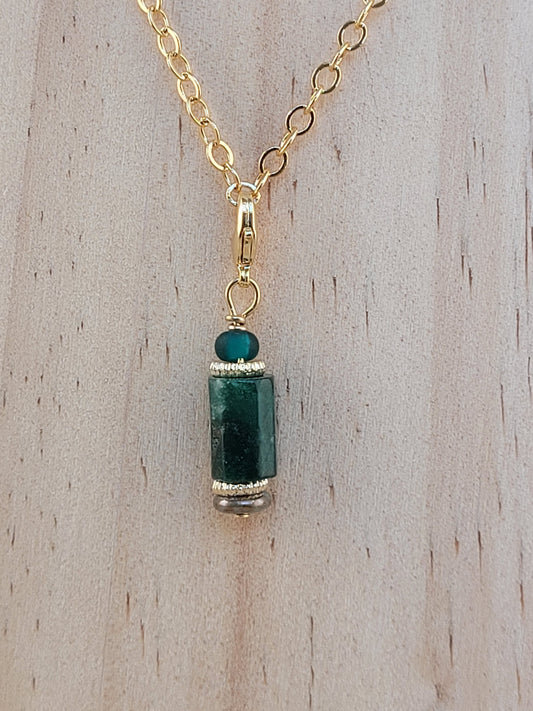 Pendentif Perle Emeraude Kitui