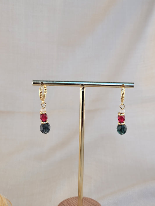 Boucles d'oreille en perles Belem