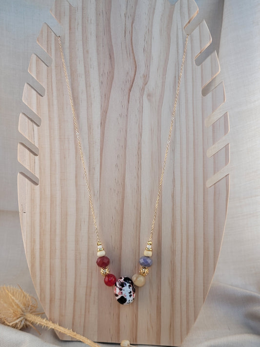 Collier sautoir en perle de Murano Bogota