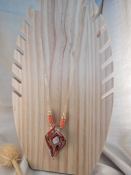 Collier sautoir en perle de Murano Bogota